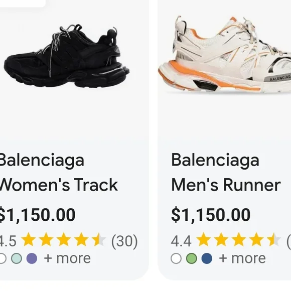 Men's Balenciaga Track Sneaker Dark Tan Leather Mesh Luxury Sneakers Size 8 US - Picture 11 of 16